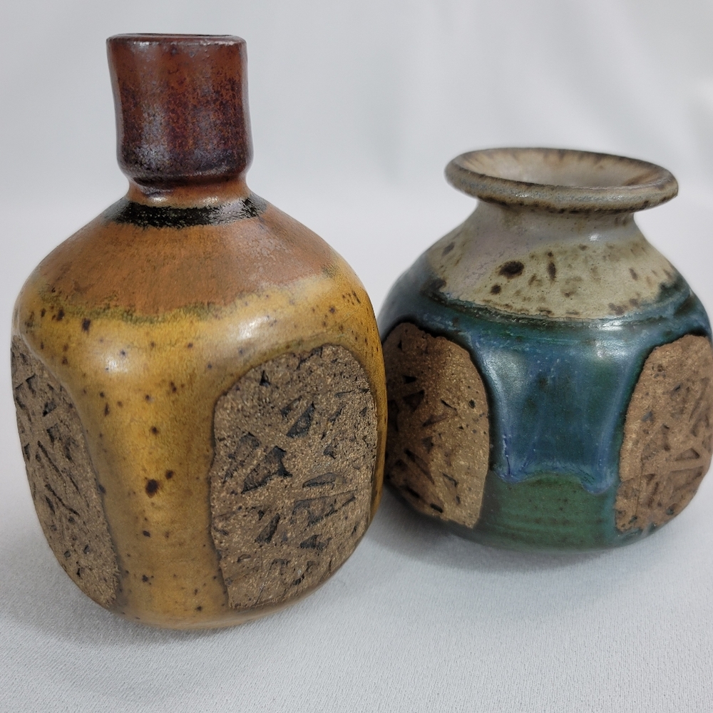 (2) Pickenpaugh Pottery? Vases - Picture 2 of 13